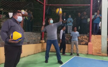Bupati Anambas Buka Turnamen Bola Volly Ke-4 Kampung Baru Timur