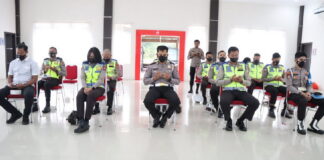 Maksimalkan Operasi Patuh Seligi Tahun 2022, Polres Lingga Lakukan Latihan Pra Operasi