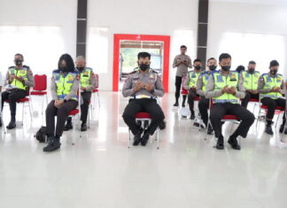 Maksimalkan Operasi Patuh Seligi Tahun 2022, Polres Lingga Lakukan Latihan Pra Operasi