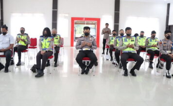 Maksimalkan Operasi Patuh Seligi Tahun 2022, Polres Lingga Lakukan Latihan Pra Operasi
