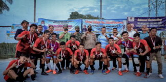 Tim Futsal Putra Mensanak Desa Raih Juara 1 Turnamen MABAR Cup II Desa Baran