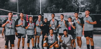 Tim Bola Voli Desa Mamut Raih Juara 1 Turnamen MABAR Cup II Desa Baran