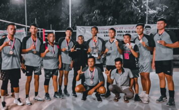 Tim Bola Voli Desa Mamut Raih Juara 1 Turnamen MABAR Cup II Desa Baran