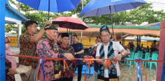 Wabup Natuna Hadiri Penyerahan CSR BRI Pembangunan Gedung Sekolah SDN 06 Bandarsyah
