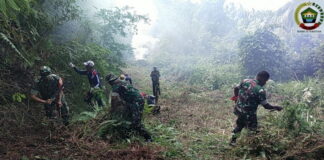 Koramil 07/Palmatak Goro Bersama Masyarakat Se-Kecamatan Siantan