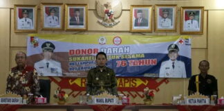 Peringati HUT Lampura Ke-76 Pemerintah Lampung Utara Bersama IKAPA dan IKS Adakan Kegiatan Donor Darah