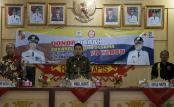 Peringati HUT Lampura Ke-76 Pemerintah Lampung Utara Bersama IKAPA dan IKS Adakan Kegiatan Donor Darah