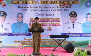 Wabup Lampura Buka Lomba Cipta Menu