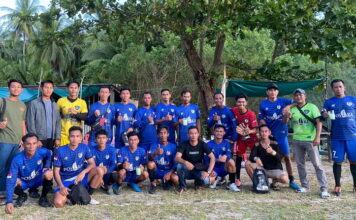 Tim Pusaka FC Desa Kuala Maras Melaju Ke Final Turnamen Sepak Bola Hari Jadi Ke-3 Jemaja Barat