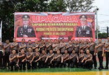 Hari Bhayangkara, Polresta Tanjungpinang Gelar Syukuran 39 Personel Naik Pangkat