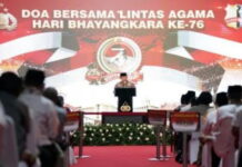 Polresta Tanjungpinang Gelar Doa Bersama Dalam Rangka Hari Bhayangkara Ke-76