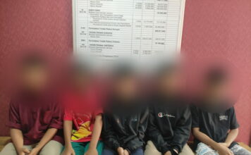 Viral Rusak Jembatan Kota Rebah, 5 Remaja Diamankan Sat Reskrim Polresta Tanjungpinang