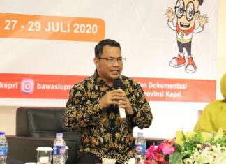 Bawaslu dan KPU Kepri, Gelar Apel Gabungan Serentak Se-Kepri