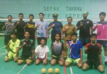 Persiapan Popda, Atlet Takraw Tanjungpinang Jalani Training Center di Gor PPLP Bincen