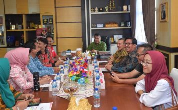 Sekda Boy Wijanarko Terima Kunjungan Audiensi PMI Natuna