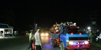 Polres Lingga Bersama TNI dan Pemkab Lingg Gelar Pengamanan Pawai Takbir Keliling Idul Adha 1443 H