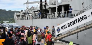 KRI Bontang – 907 Angkut Kafilah Natuna Menuju Anambas