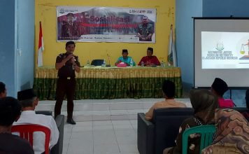 Cabjari Tarempa Sosialisasi Restorative Justice di Kantor Desa Tarempa Barat