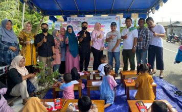 TBM Bersama Perpustakaan Daerah Anambas Gelar Lomba Mewarnai dan Baca Puisi