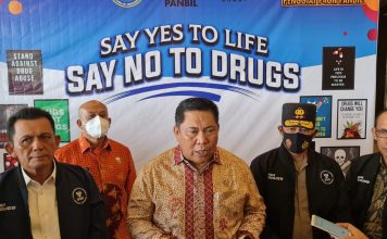 Gubernur Ansar Bersama BNN Kepri Melaunching Kawasan Panbil Bersih Narkoba