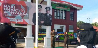 Kajari Natuna Sampaikan 7 Perintah Harian Kajagung RI Pada Upacara Puncak HBA Ke-62