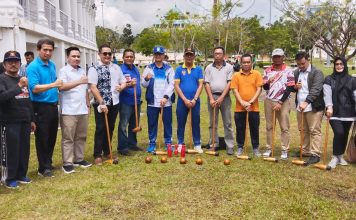 Ketua KONI, PWI, GRANAT, Rektor, Pejabat dan Atlet Nasional Hadiri Seleksi Atlet Wood Ball Batam
