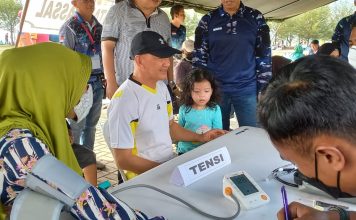 Hari Bakti TNI AU ke-75, Lanud RSA Gelar Pengobatan Gratis dan Donor Darah