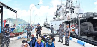 KRI Cut Nyak Dien – 375 Tangkap 2 KIA Vietnam di Laut Natuna Utara