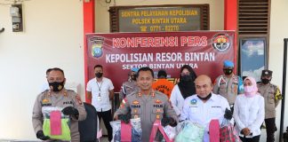 Tim Gabungan Sat Reskrim Polres Bintan Tangkap Pelaku Pedofilia Terhadap 6 Orang Korban