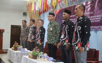 KPU Lingga Sosialisasi Tahapan dan Jadwal Penyelenggaraan Pemilu 2024