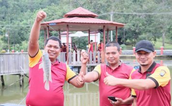 Polres Lingga Bersama Bhayangkari Cabang Lingga Gelar Fun Bike dan Senam Aerobik