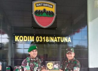 Pangdam I Bukit Barisan Mayjend TNI Achmad Daniel Chardin Kunker ke Kodim 0318/Natuna