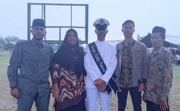 Putra Asal Desa Rejai Lulus Menjadi Prajurit TNI Angkatan Laut