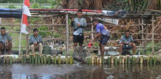 Meriahkan HUT Ke-4, Batalyon Komposit 1/Gardapati Gelar Lomba Mancing