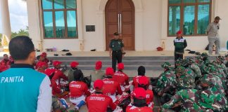 Dandim 0318/Natuna Lakukan Pengecekan dan Beri Pengarahan Paskibraka