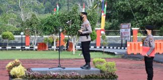 Pimpin Apel Perdana, Kapolres Lingga Berikan Arahan Dalam Melaksanakan Kedinasan