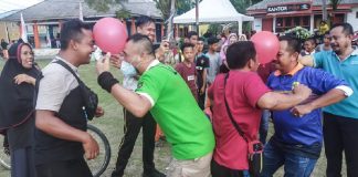 Lomba Bola Dangdut Meriahkan HUT RI Ke-77 Di Kecamatan Senayang