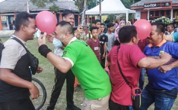 Lomba Bola Dangdut Meriahkan HUT RI Ke-77 Di Kecamatan Senayang