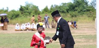 Sekcam Bakung Serumpun Sampaikan Ucapan Terima Kasih Kepada Paskibra HUT RI Ke-77