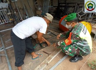 Babinsa Sertu Maralaut Hasibuan Jalin Komsos Dengan Warga Binaan