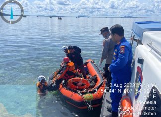 Satpol Airud Bersama Tim Gabungan Berhasil Temukan ABK Bagan Yang Terjatuh