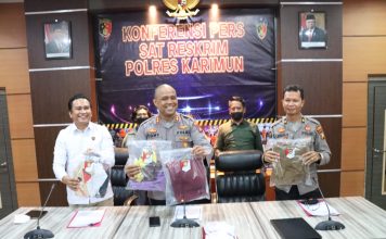 Sat Reskrim Polres Karimun Amankan Oknum Guru, Pelaku Pencabulan Terhadap Anak Dibawah Umur