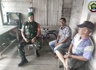 Babinsa Koramil 07/Palmatak Kembali Gelar Komsos Rutin dengan Warga Binaan