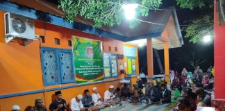 Perjasirga Bersama Ketua MUI Lingga Gelar Zikir Bersama di Halaman Polindes Kote Sakti