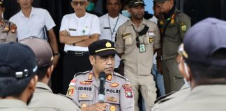 Polres Lingga Gelar Pengamanan Unjuk Rasa