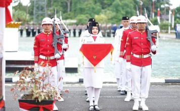 Pemkab Lingga Gelar Upacara Peringatan HUT RI Ke-77