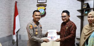 Kapolres Lingga Terima Kunjungan Silaturhami Bawaslu Kabupaten Lingga