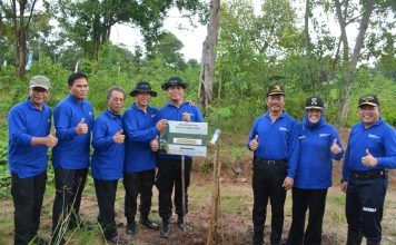 Kapolda Tanam Pohon Jati Emas di Sepanjang Jalan Jenderal Sudirman Menuju Batam Green City