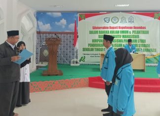 Ketua STAI Paduka Anambas Lantik DEMA HIMA PAI dan HIMA ESY