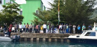 TNI Angkatan Laut Mengajak Masyarakat Laksanakan Gerakan Laut Bersih di Kepulauan Anambas